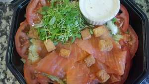 Salade Norvégienne  au Saumon Fumé - La tartiniere du zoning - Wauthier-Braine